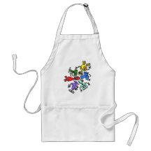 Group of robots 2 apron