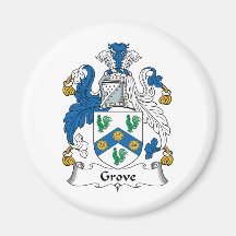 Grove Family Crest Magnet