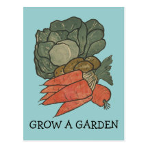 Grow a Garden Post Card
