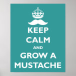 Grow a Moustache posters