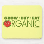 Grow, Buy, Eat Organic mousepads