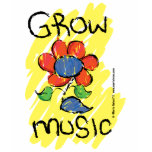 Grow Music Ladies Baby Doll t-shirts