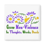 Grow Non-Violence magnets