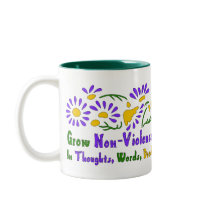 Grow Non-Violence Coffee Mugs