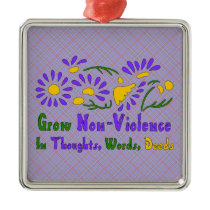 Grow Non-Violence Ornaments