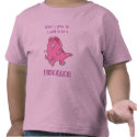 grow up dinosaur pink t-shirts