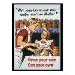 Grow Your Food World War 2 Postcard