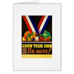 Grow Your Own - Be Sure!  Vintage World War II cards
