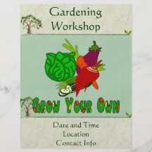 Grow Your Own Personalised Flyer