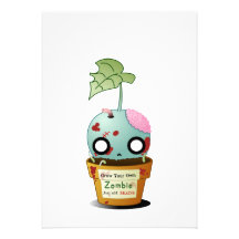 Grow Zombie Invitation