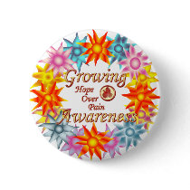 Growing Awareness Hope Over Pain Phoenix Flowers Pin
