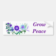 Growing Peace Bumper Stickers