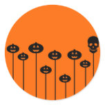 Growing Pumpkin & Skull stickers