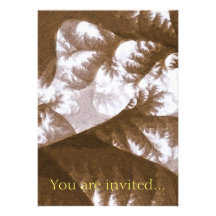 Growth 1 Brown Invitation