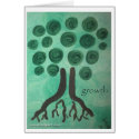 "growth" Heart Art card
