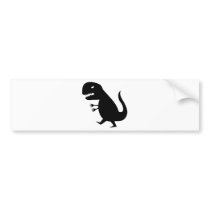 Grr Dinosaur Bumper Sticker