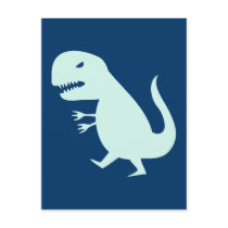 Grr Dinosaur Post Card