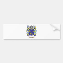 Gruen Coat of Arms (Family Crest) Bumper Stickers
