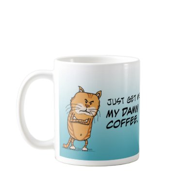 Grumpy Cat coffee mug by chuckink