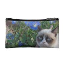 Grumpy Cat Purse (Baguette Bag) Makeup Bag