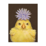 grumpy chicken (peep) postcard