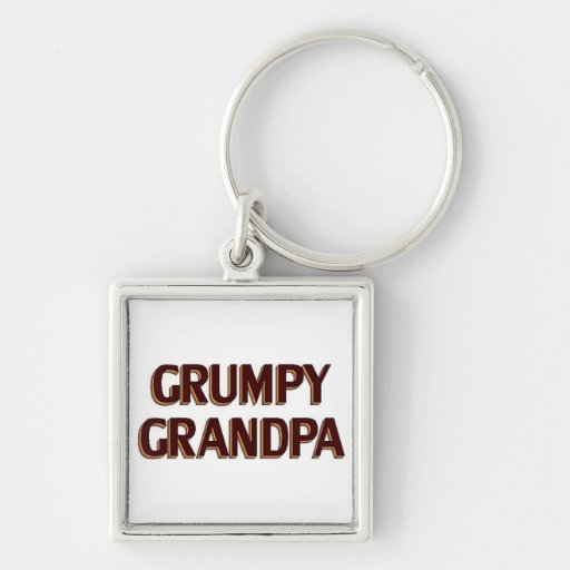 Grumpy Grandpa Key Chain