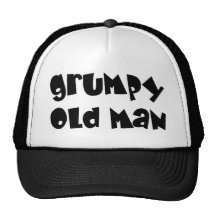Grumpy old man mesh hats