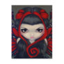 "Grumpy Red Fairy" Postcard