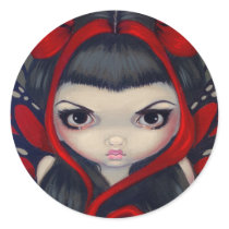 "Grumpy Red Fairy" Sticker