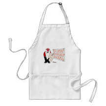 Grumpy Santa Apron