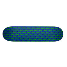 Grün blaue  Glasscherben Personalisierte Decks