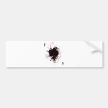 Grunge Ace Bumper Sticker
