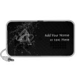 Grunge Ballet Shoes on Black Doodle Speaker