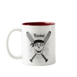 Grunge Baseball Skull 'N Bats Mug