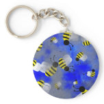 Grunge Bees Keychains