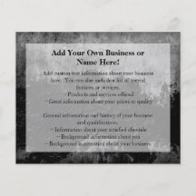 Grunge Black Paint Faux Finish Design Personalized Flyer