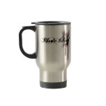 Grunge Blood Splatter Rhode Island Travel Mug