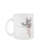 Grunge Blood Splatter Virginia Mug Glass