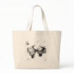 Grunge Bow Tote Bag