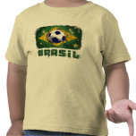 Grunge brazil soccer flag gifts tees