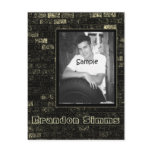 Grunge Brick Wall Photo Card Postcard