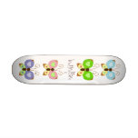 Grunge Butterflies Skateboard