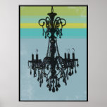 Grunge Chandelier posters