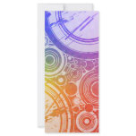 Grunge Circles: Rainbow Edition: rack cards