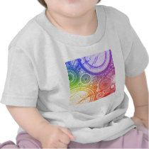 Grunge Circles: Rainbow Edition: Tee Shirts