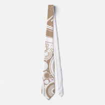 Grunge Circles: Vector Drawing: Custom Tie