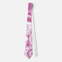 Grunge Circles: Vector Drawing: Custom Tie