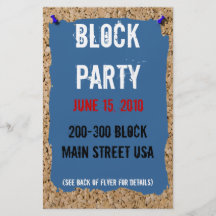 Grunge Cork Frame Photograph Flyer