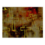 Grunge Cross Post Cards