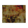 Grunge Cross Post Cards